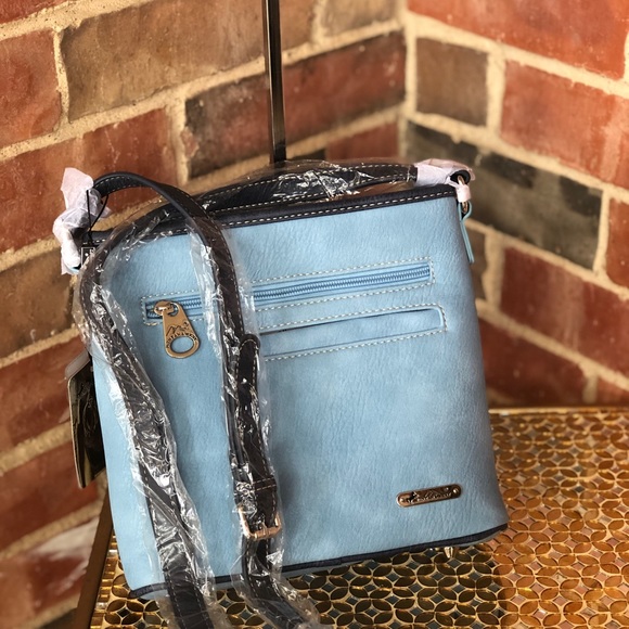 Montana West Beaded Steer Head Collection Crossbod - Picture 2 of 5